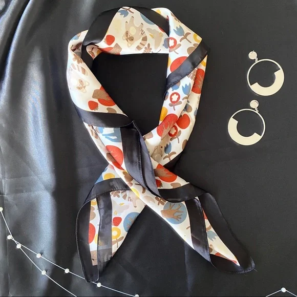 Animals Plants Art Prints Scarf Sqaure - Picture 7 of 7